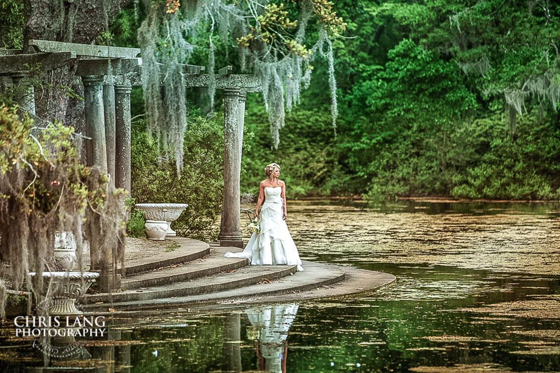 - Bold & Colorful Style Wedding Photography - Bridal Portrait - Bride- Wedding Dress - Wedding Inspiration - Wilmington NC Bridal & wedding portrait photographer  - Chris Lang Photography