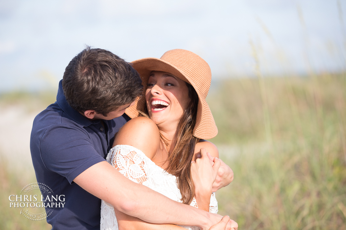 Bald Head Island - Engagement Photography - Engagement Picture Ideas -  Couple Photos - Engagement Poses - Engagement Photographers -
